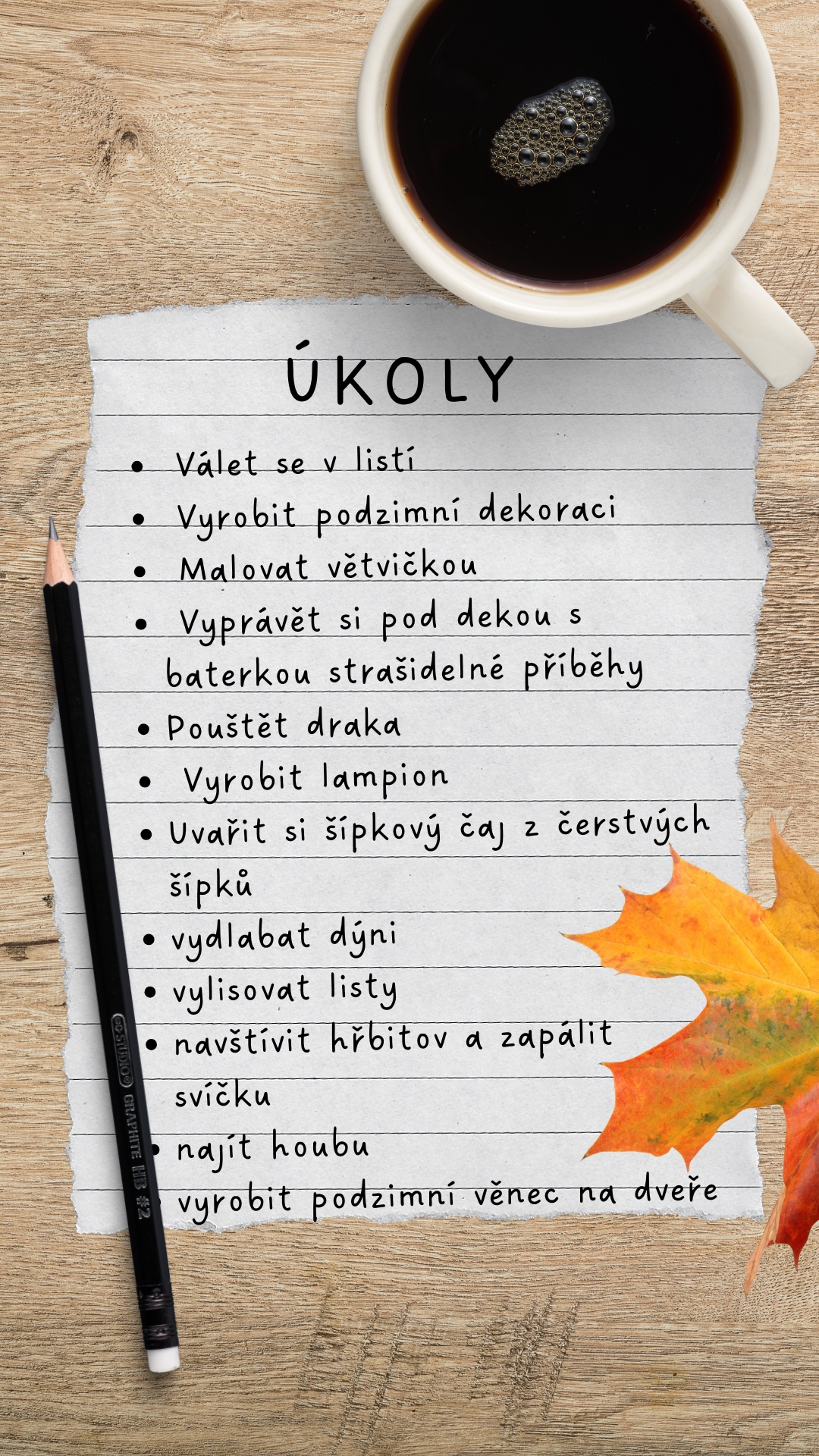 podzimní úkoly