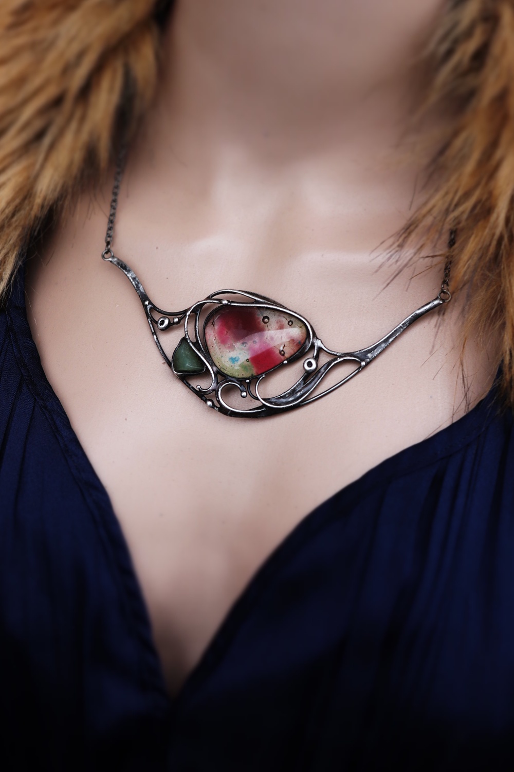 fusing sklo přívěsek