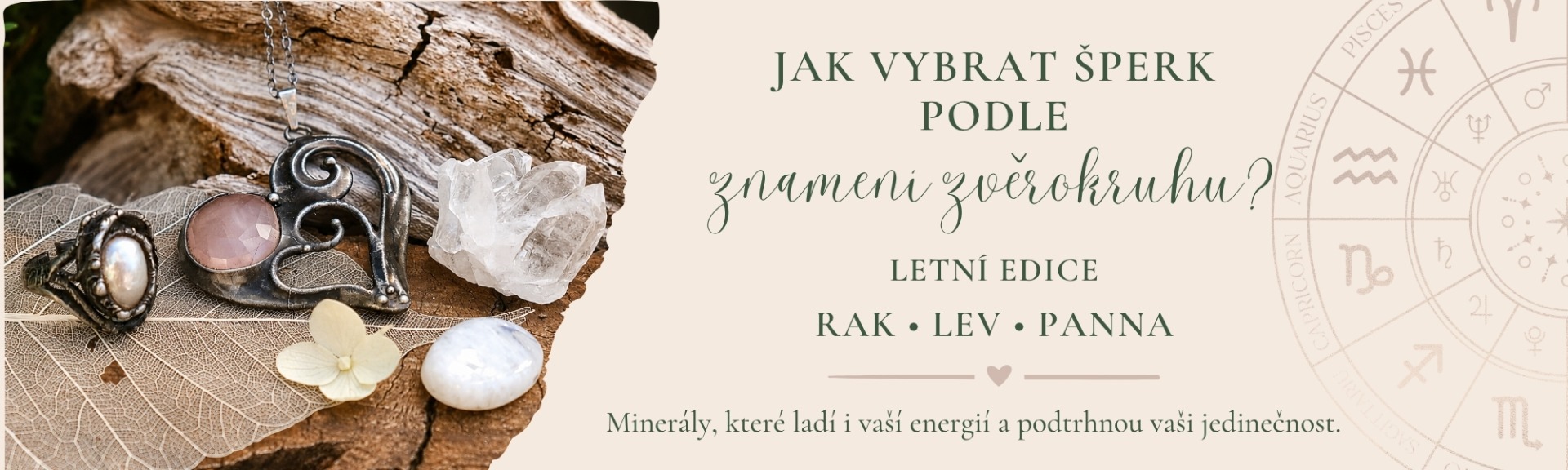 „Jak vybrat šperk podle znamení“.